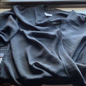 Helmet Lang black sheer top